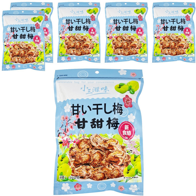 Chiao-E 巧益 甘甜梅, 120g, 6包