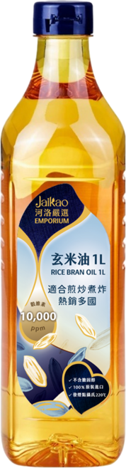 Jaikao 河洛嚴選玄米油, 1個, 1L