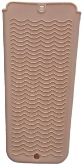 큐세라 실리콘 고데기 내열 받침 파우치, 1개, 피치