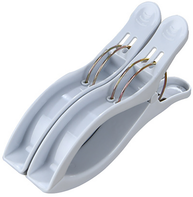 키포포 강력한 빨래집게 특대, 파란색, 2개