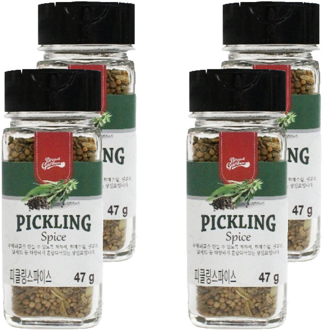 브레드가든 피클링 스파이스, 47g, 4개