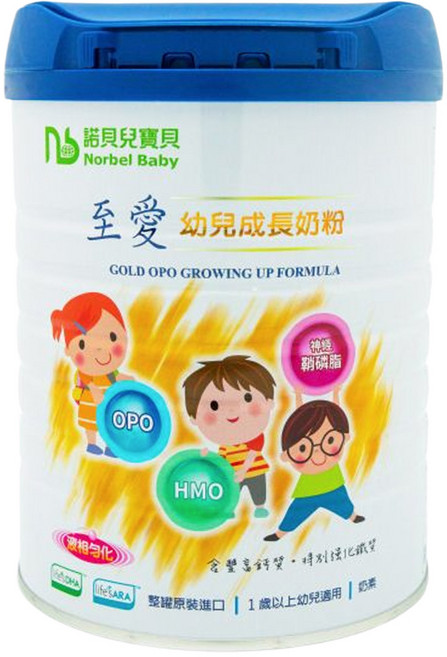 Norbel Baby 諾貝兒寶貝 至愛HMO幼兒成長奶粉, 800g, 1罐