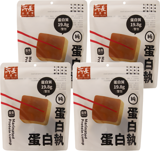 所長茶葉蛋 醬香蛋白執 6入, 150g, 4包