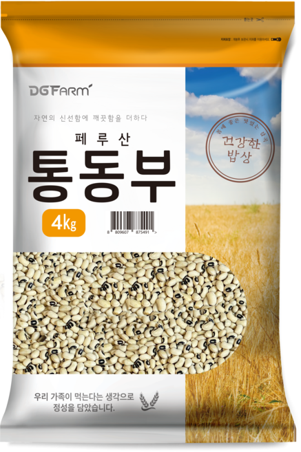 대구농산 통 동부 콩, 4kg, 1개
