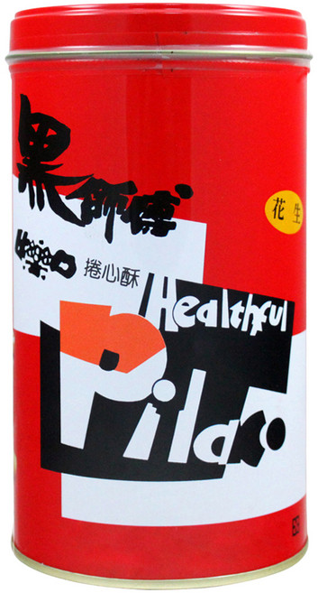 Healthful 黑師傅 捲心酥 花生口味, 400g, 1罐