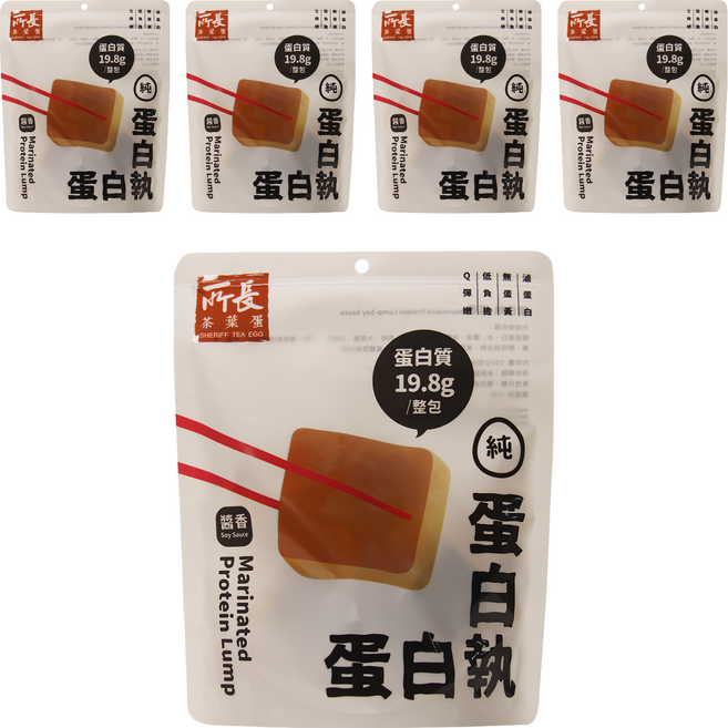所長茶葉蛋 醬香蛋白執 6入, 150g, 5包