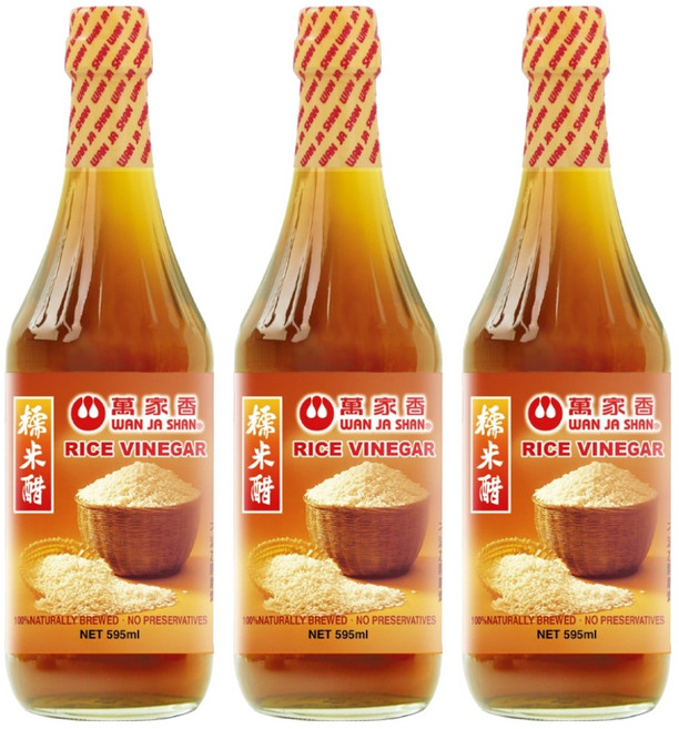 萬家香 糯米醋, 595ml, 3瓶
