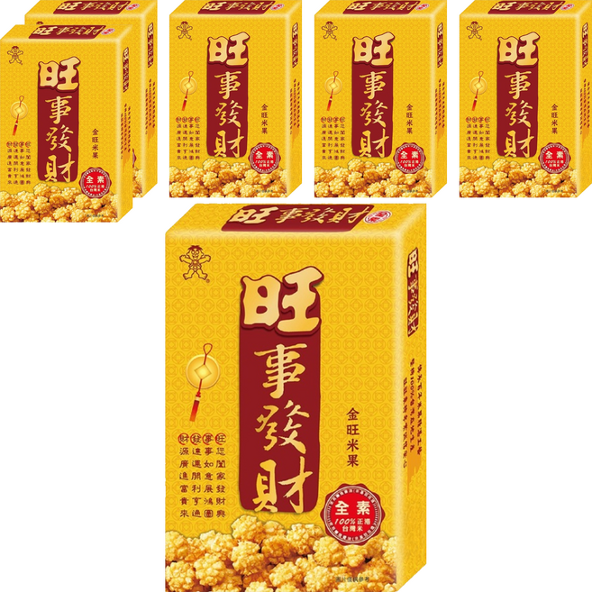 旺旺 旺事發財 米餅, 50g, 6盒