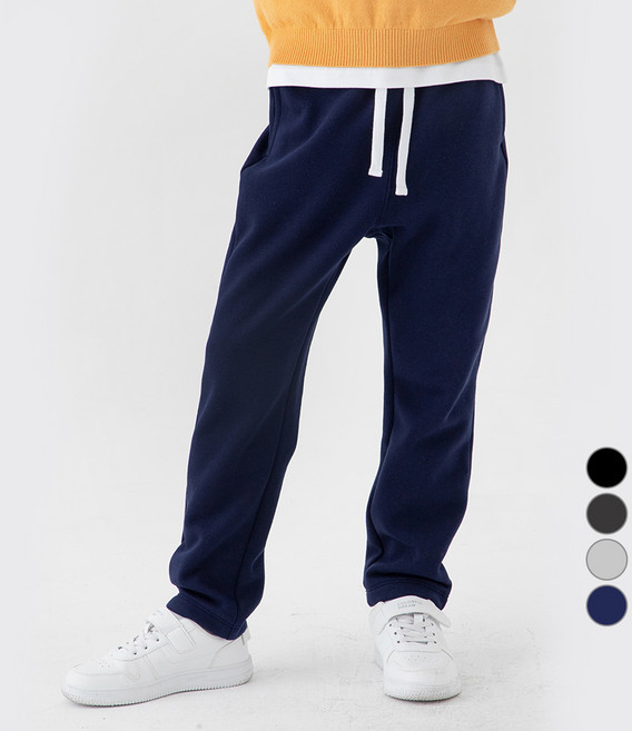 롤리트리 아동용 베이직 기모 쭈리 팬츠