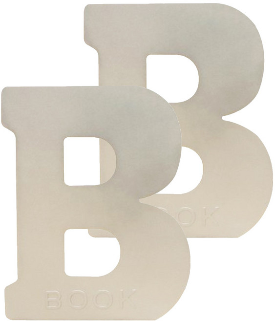 Sunny 三瑩文具 Book L型鐵書架 2個, 銀色