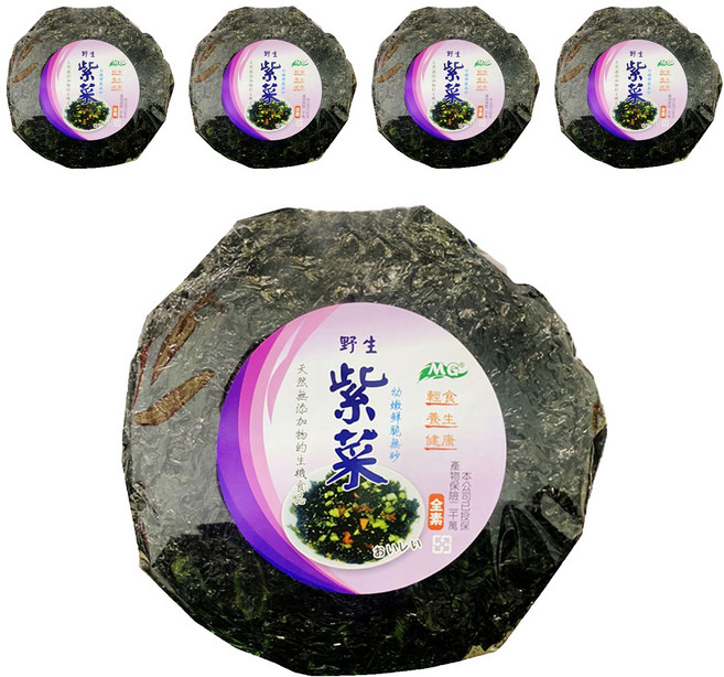 茂格生機 紫菜圓形, 50g, 5包