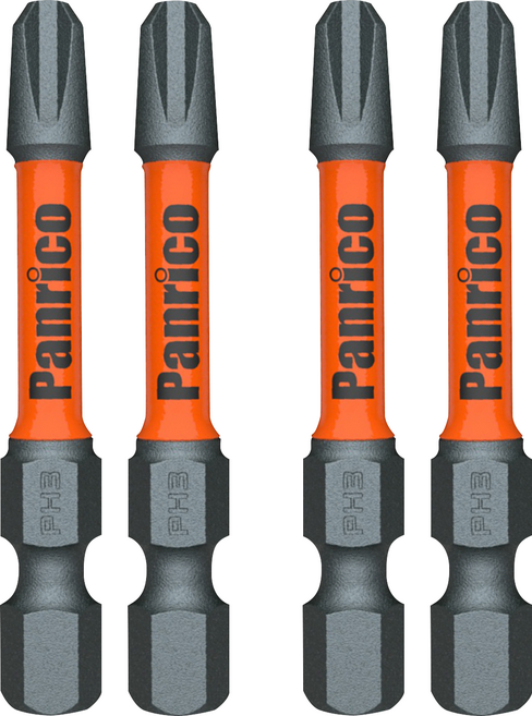 PANRICO 百利世 PH3十字高扭力起子頭2支組 S2特殊鋼熱處理 高精度加工, 2組