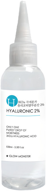 글로우몬스터 3Kda 극저분자 올리고 히알루론산 2% 원액 토너, 100ml, 1개