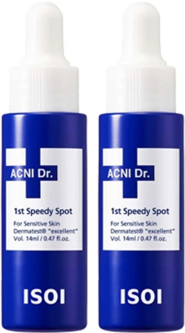 아이소이 아크니 닥터 퍼스트 스피디 스팟 앰플, 14ml, 2개 - 쿠팡