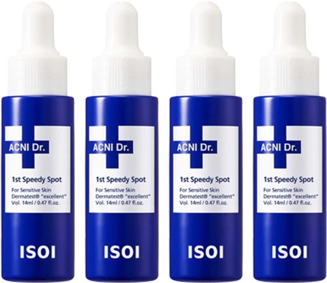 아이소이 아크니 닥터 퍼스트 스피디 스팟 앰플, 14ml, 4개 - 쿠팡