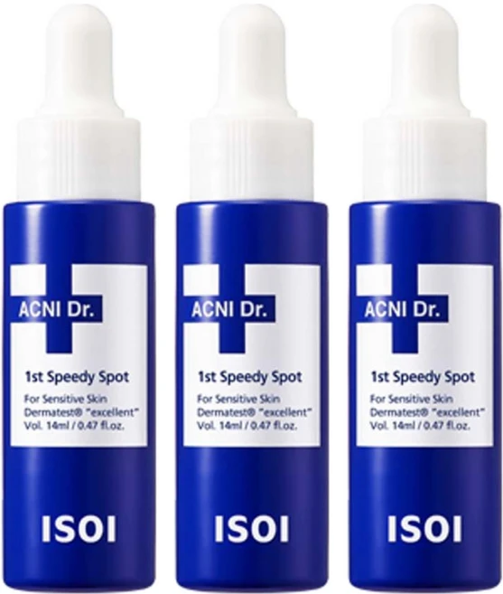 아이소이 아크니 닥터 퍼스트 스피디 스팟 앰플, 14ml, 3개 - 쿠팡
