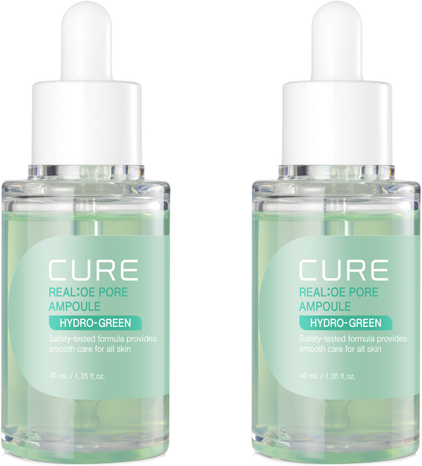 김정문알로에 큐어 리알로에 포어 앰플, 40ml, 2개