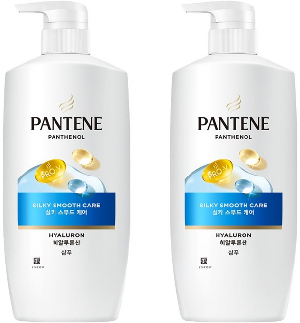 PANTENE 潘婷 絲滑柔順修護洗髮乳, 750ml, 2個