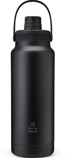 캐리보틀 폴라 보온병 텀블러, 블랙, 970ml, 1개