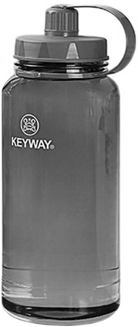 KEYWAY 聯府 水口吸管水壺, 灰色, 1個, 0.6L