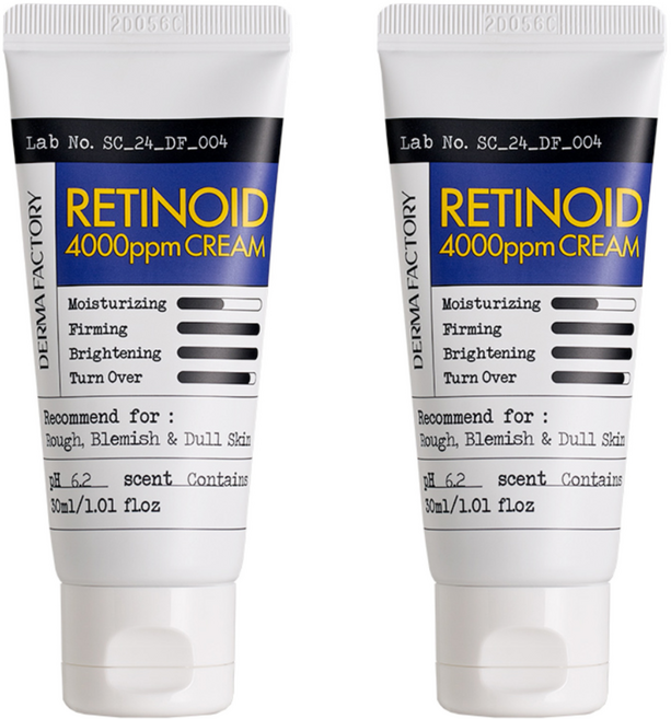 DermaFactory 視黃醇4000ppm乳霜, 2條, 30ml