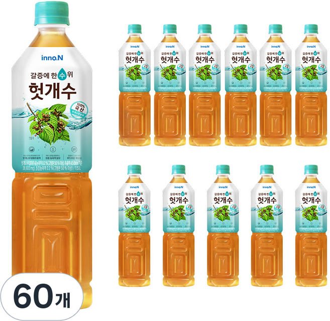 헛개수, 1.5L, 60개