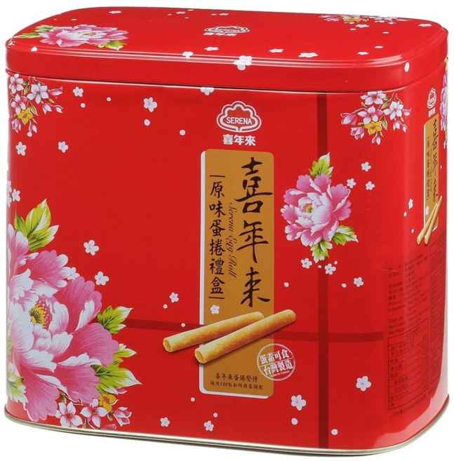 喜年來 原味蛋捲禮盒, 512g, 1盒