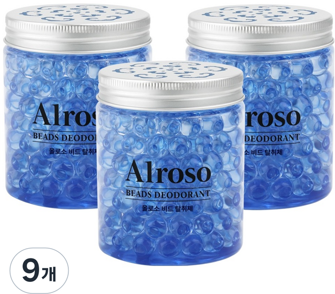 TOOLSPIA Olosso 珠狀除臭劑 柑橘香 正裝, 160g, 9個