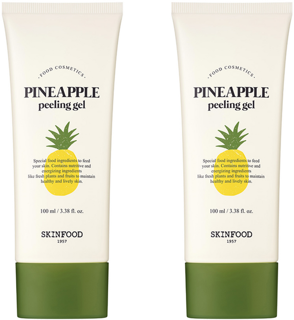 SKINFOOD 鳳梨去角質凝膠, 2個, 100ml