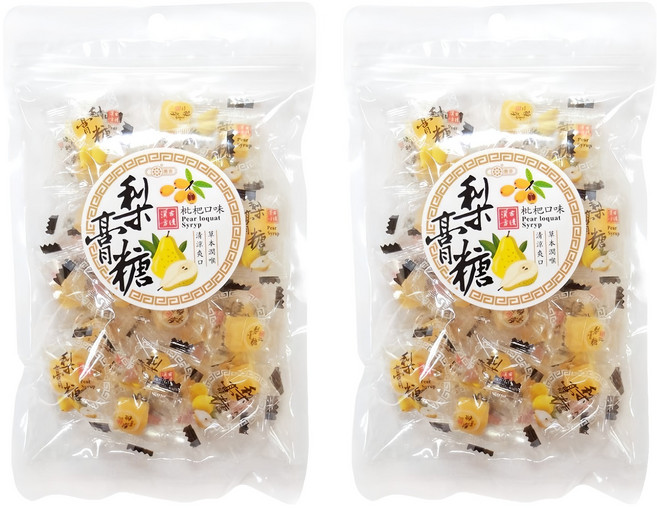 惠香 梨膏糖 枇杷口味, 2袋, 100g