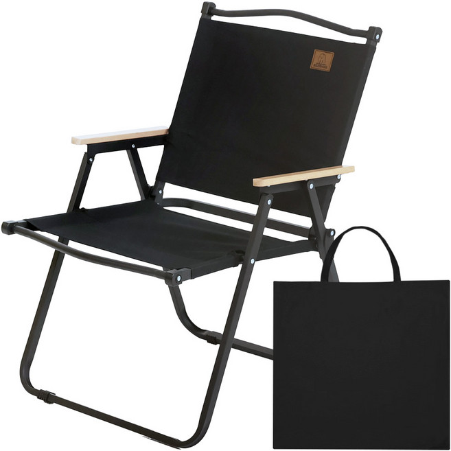 베어하이크 릴렉스 캠핑의자 대 + 옥스포드 파우치, 블랙 + 랜덤 발송, 1세트