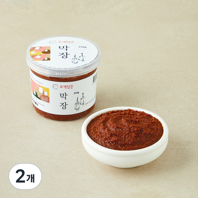 오색담은 막장, 350g, 2개