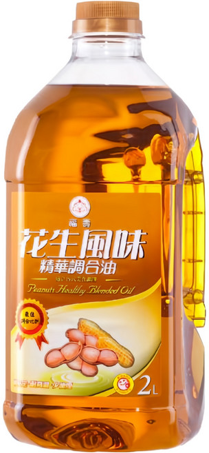 福壽實業 花生風味精華調合油, 2L, 1桶