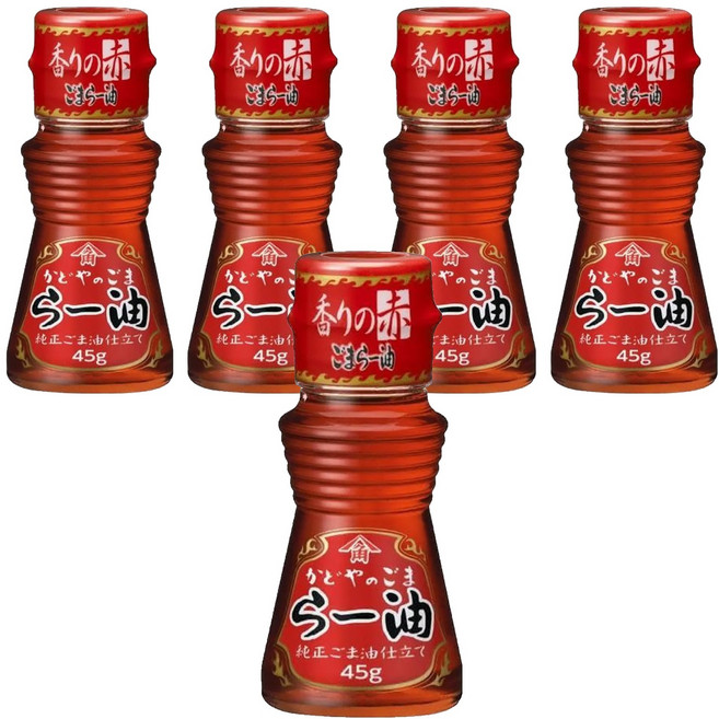 KADOYA 角屋 芝麻辣油, 45g, 5瓶