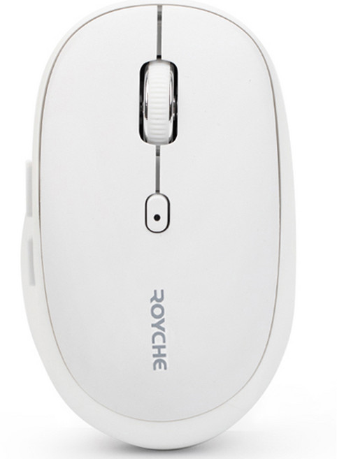 로이체 멀티페어링 블루투스 5.0 저소음 무선 마우스, 화이트, RX-700TR