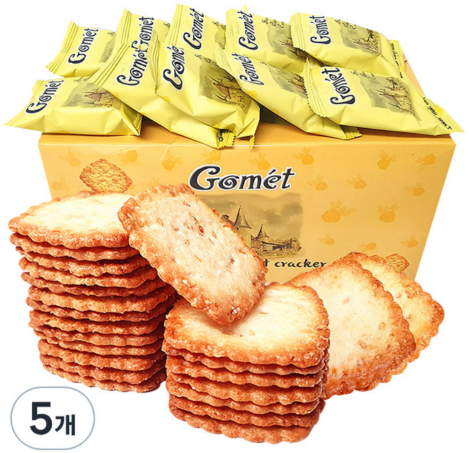 뉴트리365 고멧 참깨 코코넛 크래커, 520g, 5개
