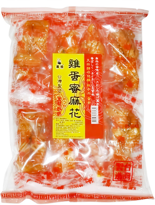 黑熊 雞蛋蜜麻花, 180g, 1袋