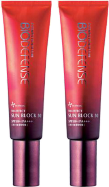 비오데팡스 코리아나 트리 이펙트 선블록 50 SPF50+ PA+++, 60ml, 2개