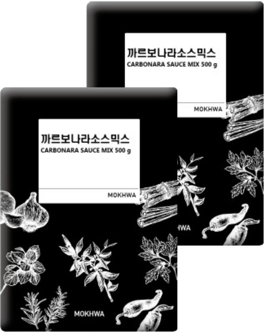 딜리셔스마켓 까르보나라 소스믹스, 500g, 2개