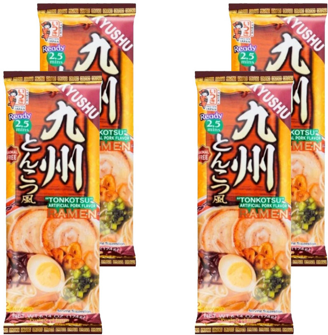 이츠키 큐슈풍 돈코츠향 라멘 2인분 174g, 4개
