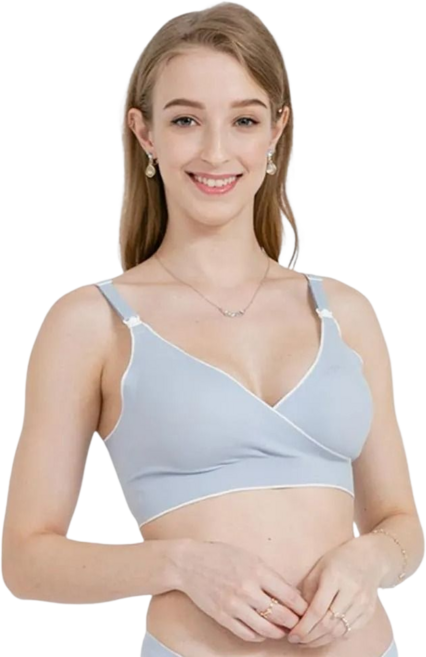 MOOIMOM 沐伊孕哺 涼感親膚交叉哺乳內衣
