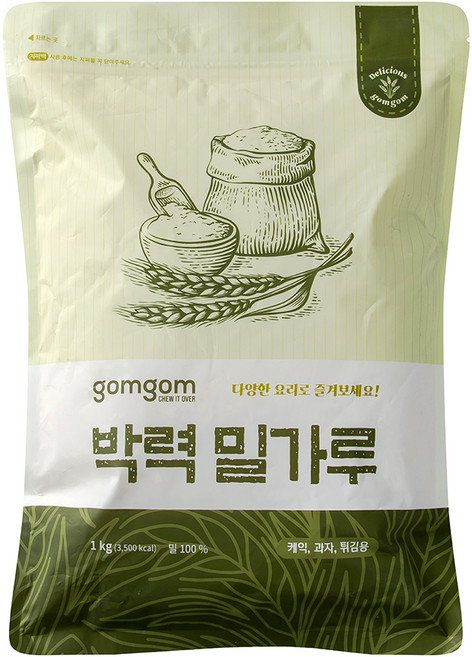 곰곰 박력 밀가루, 1kg, 1개