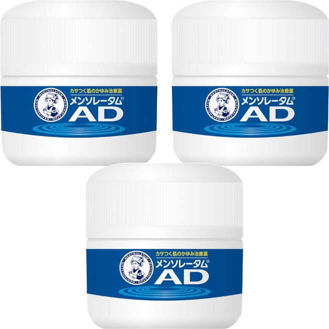 MENTHOLATUM 曼秀雷敦 日本AD滋潤乳液, 3入, 145g