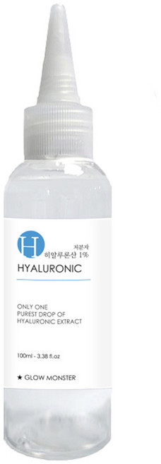 [비건뷰티] 글로우몬스터 저분자 히알루론 1퍼센트 원액, 100ml, 1개