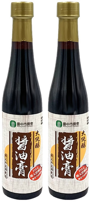 臺中市農會 大純釀醬油膏, 400ml, 2瓶