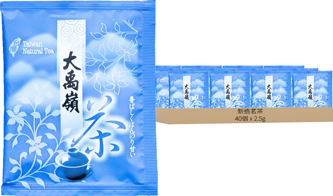 新造茗茶 大禹嶺極品烏龍茶包, 2.5g, 40個裝, 1組
