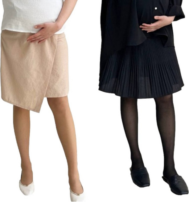 블룸마터니티 임산부 스타킹 20D 2p