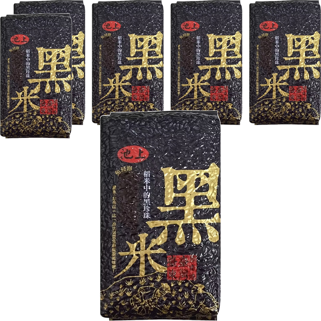 池上鄉農會 池上黑米, 600g, 6包