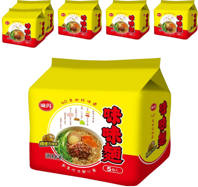 味丹 味味麵 精燉肉燥湯麵 78g, 30包