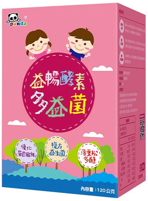 panda 鑫耀生技 益暢酵素多益菌, 120g, 1罐